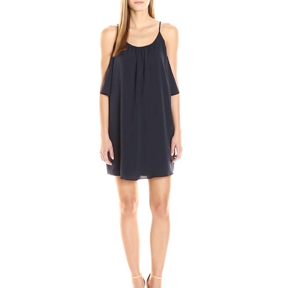 French Connection Polly Plains Cold Shoulder Dress